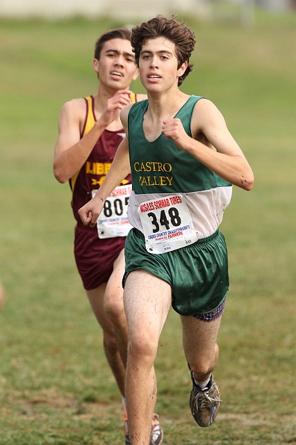 2010NCSXC BD1-2176.JPG - 2010 North Coast Section Cross Country Championships, Hayward High School, Hayward, California